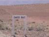  The only sign on the dirt and sand road for Dago Bay on Pyramid Lake (on the way to Gerlach).
