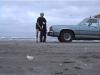  Driving on the beach again ! Near Astoria OR.
